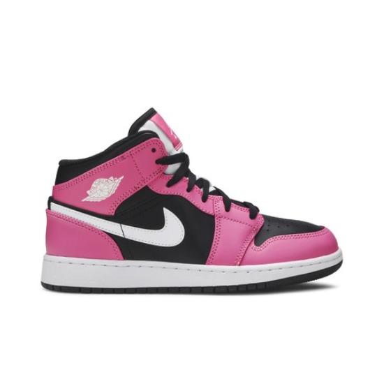 Air Jordan 1 Mid GS Pinksicle Retro Sneakers 555112-002
