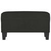 Black Bench 70 X 35 X 41 Cm Fabric