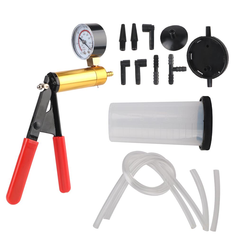 

Набор инструментов для ремонта 2 в 1, мощный инструмент для откачки масла, универсальный всасывающий насос, портативный автомобильный ручной вакуумный насос, комплект масляного вакуумного насоса, автомобильный тестер жидкости Set