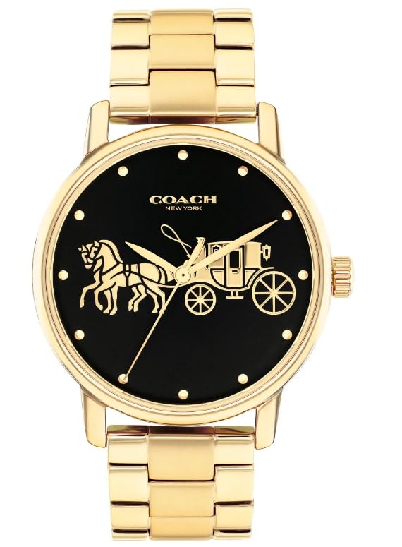 

Casual Watch Grand 14504174 Yellow Gold [Coach] Women s [Item]
