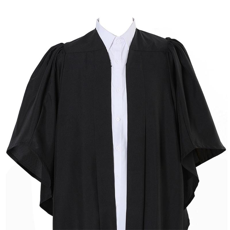 Unisex Matte Graduation Gown for High School and Bachelor,Choir Robes for Baptism Church,Pastor Judge Robe Costume
