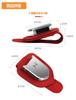 Haoshilianfa Honda Leather Sunglasses Clip Glasses Holder for Car Sun Visor Sunglasses Glasses Ticket Card Clip Glasses Clip 4 Colors To Choose from
