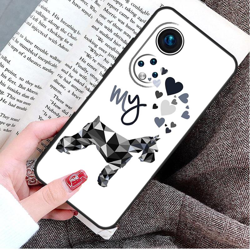 

Schnauzer Puppy Dog Art Case For Honor Magic 8 7 6 Pro Honor X9d X9c X9b X9a X8b X8c Win 50 70 90 200 400 Lite Cover Honor X8c