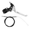 Bike Front Brake Handle Sensitive Lightweight Mountain Bicycle Brake Lever with 1.5m Cable for Modification