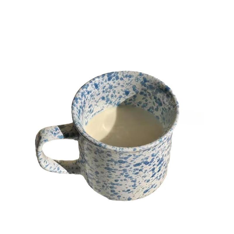 Korean Style Ceramic Splash Ink Mug