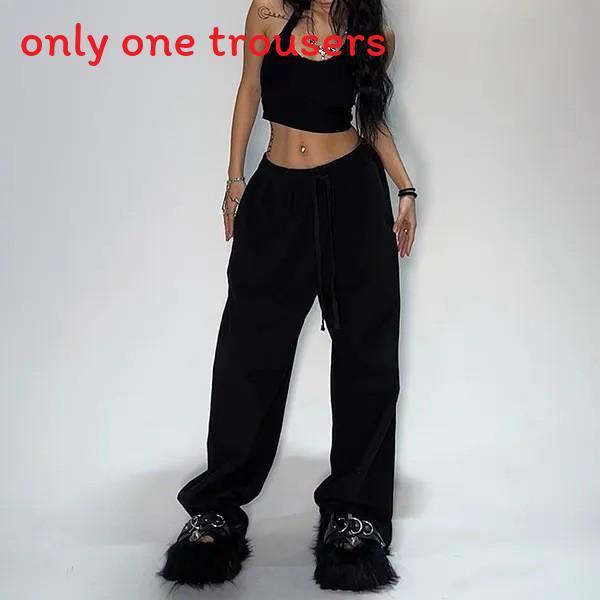 Y2k Retro Stil Weiter Bein Jogginghose Für Damen Mit Kordelzug Lässiger Komfort