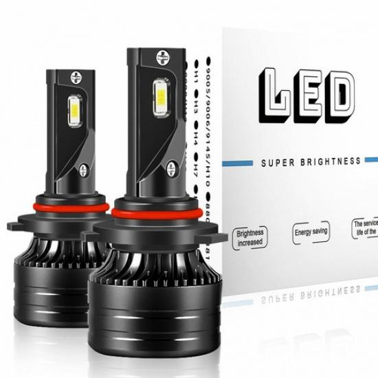 SHENKENUO 9005 HB3 3000LM LED Headlight Bulbs Conversion Kit High Beam 6000K 2PC