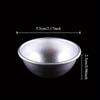 Three Pairs/set Large Stainless Steel Round Bath Bomb Molds for Creating Fizzy Bombs At Home - Perfect for DIY Spa and Bath Products