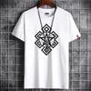 S-6XL 5 Colors Men 100% Cotton T-shirt Boys Round Neck Short Sleeves Casual Large Size Tee