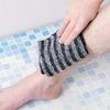1pc Men'S Deep Clean Exfoliating Loofah Sponge - Striped Bath and Shower Accessory for Back Scrubbing and Body Washing