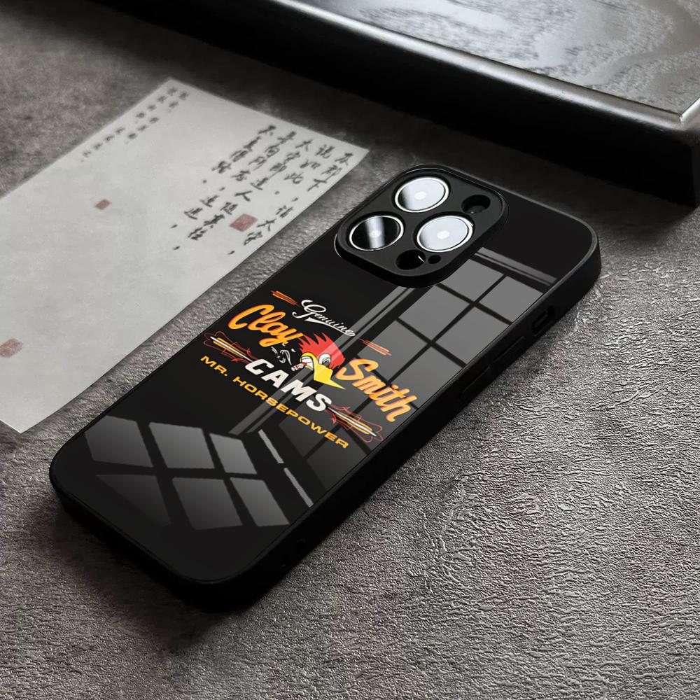 

Mr Horsepowers Phone Case For IPhone 16 Pro Max 15 Plus 14 Pro 12 11 13 Mini X XR XS Max 8 7 Plus SE Glass Cover iphoneXS