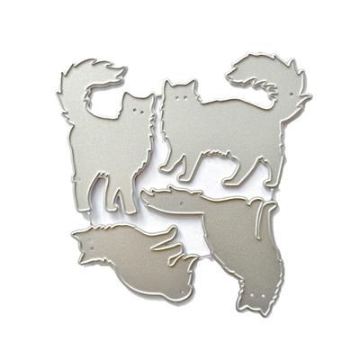 Animal Cat Metal Cutting Dies DIY Craft Carbon Steel Embossing Template Stencil Scrapbooking for Card Die Cuts Mold