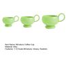 3Pcs/Set Miniature Coffee Cups, Glossy Alloy Cup Miniatures, 1:12 Scale Tiny Tea Cups for Doll Mansion Accessories DIY Crafts