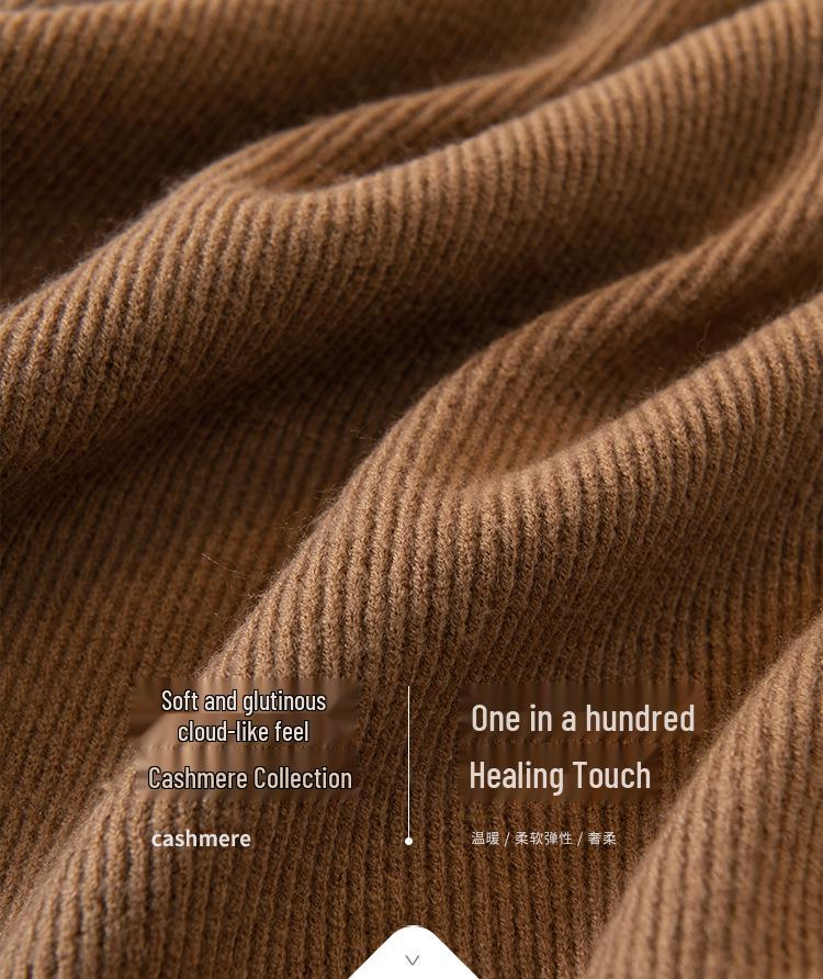 2024 Autumn French-Style Pure Wool Sweater: Versatile Knit Pullover