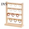 Home Jewelry Organization Wooden Organizer, Durable Display Stand, Multiple Layers Space for Trade Shows Saving Storage Rack, Necklaces Bracelets And
