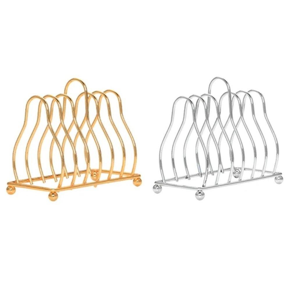 Iron Art Kitchen Iron Storage Rack European Style Metal Drainin Rack Simple Dish Plate Holder  Home