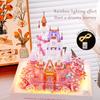Non-Toxic Dreamy Crystal Flower Castle Assemblage Building Blocks Toys Architecture Model Bricks Home Decor Creative Ornaments Children Gifts