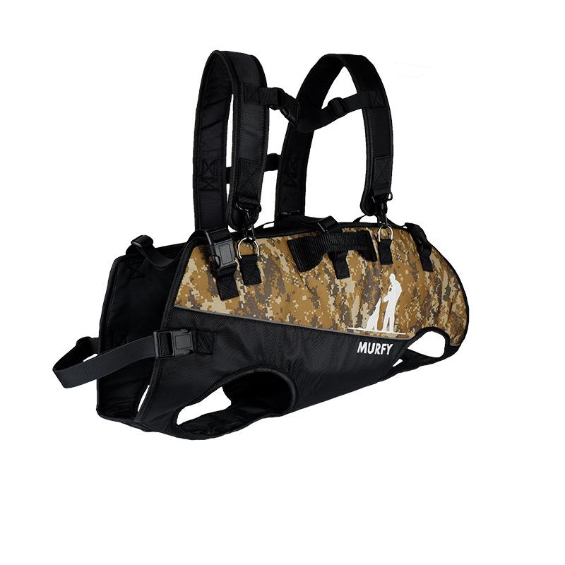 Pet Large Dog Backpack Multifunctional Airborne Bag Shoulder Strap Outdoor Walking Stretcher Disabled Dog Backpack.