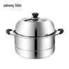 Adneny 2-lagiger Mehrzweck-Dampfkochtopf aus Edelstahl