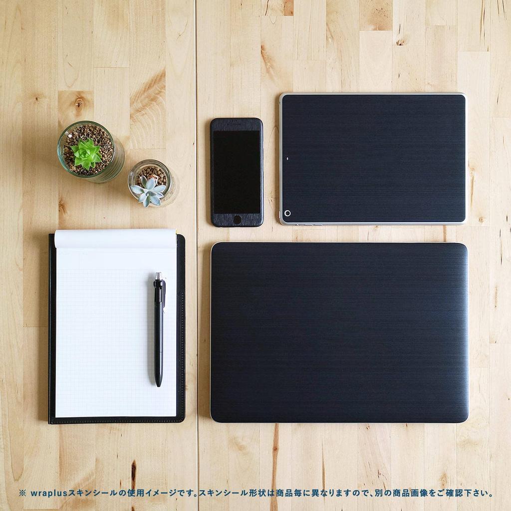 Wraplus Skin for MacBook Air Brushed Packaging 13-inch (M4, M3, M2, 2025, 2024, 2022) [Navy Metal], Eco-Friendly