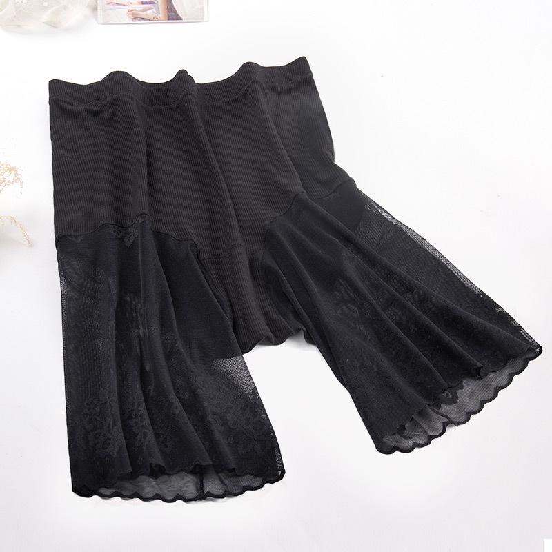 Plus Size Shorts Under Skirt sexy lace Anti chafing thigh safety pants 2 in 1 women Large size Underwear