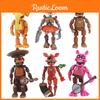 Šestidílná sada světelných akčních figurek Five Nights At Freddy's s pohyblivými klouby pro děti
