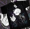 2026 Sommer Jujutsu Kaisen Anime Satoru Gojo Bedrucktes Lockeres Kurzarm-T-Shirt für Kinder aus reiner Baumwolle Trend Unisex Lässig Y2k