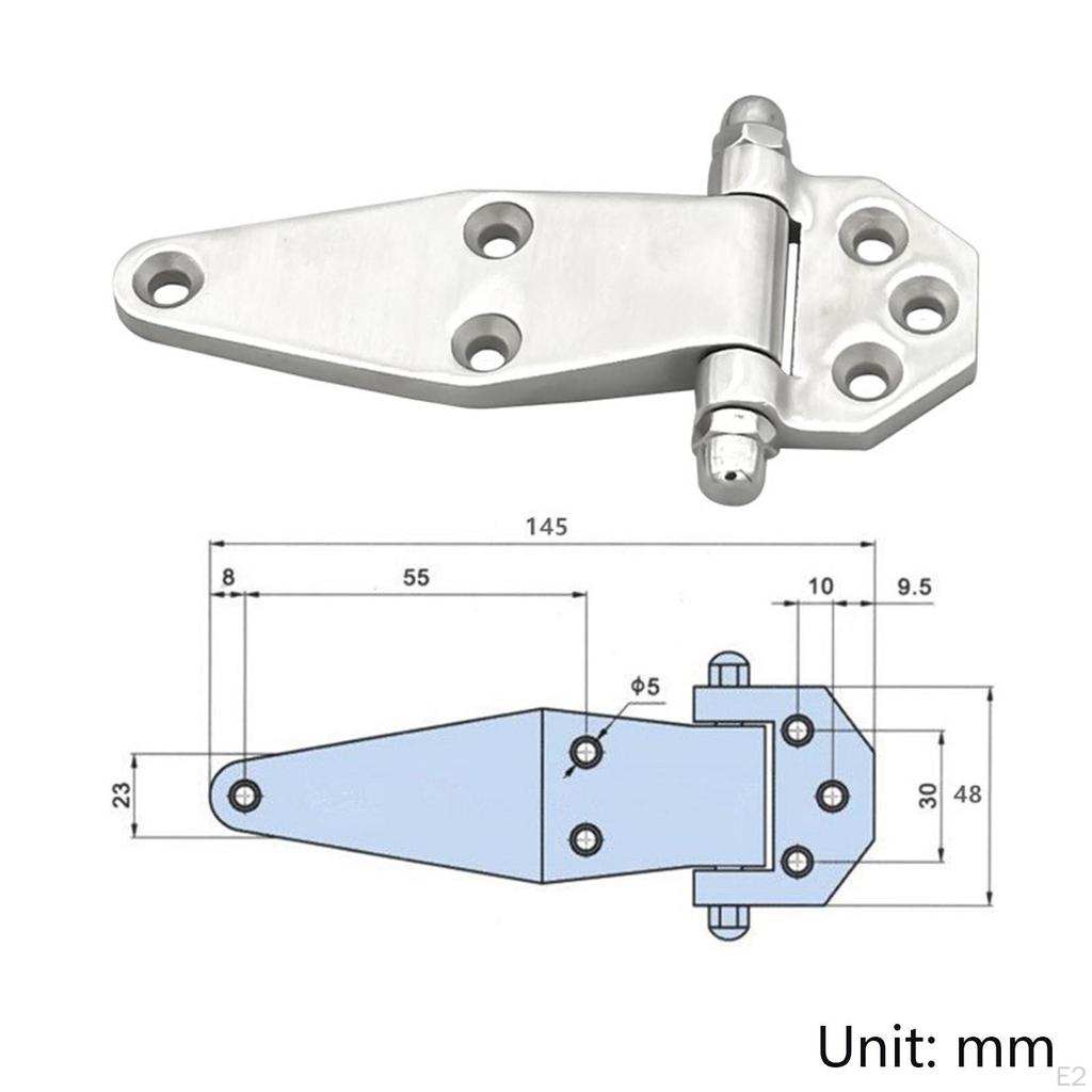 Cold Storage Door Lock Hinge for Freezer, Stainless Steel Accessory Roaster