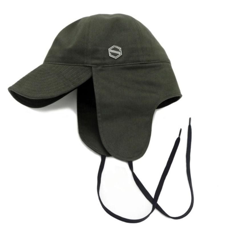 

Кепка-ушанка STANDUP с логотипом сбоку, хаки FREE