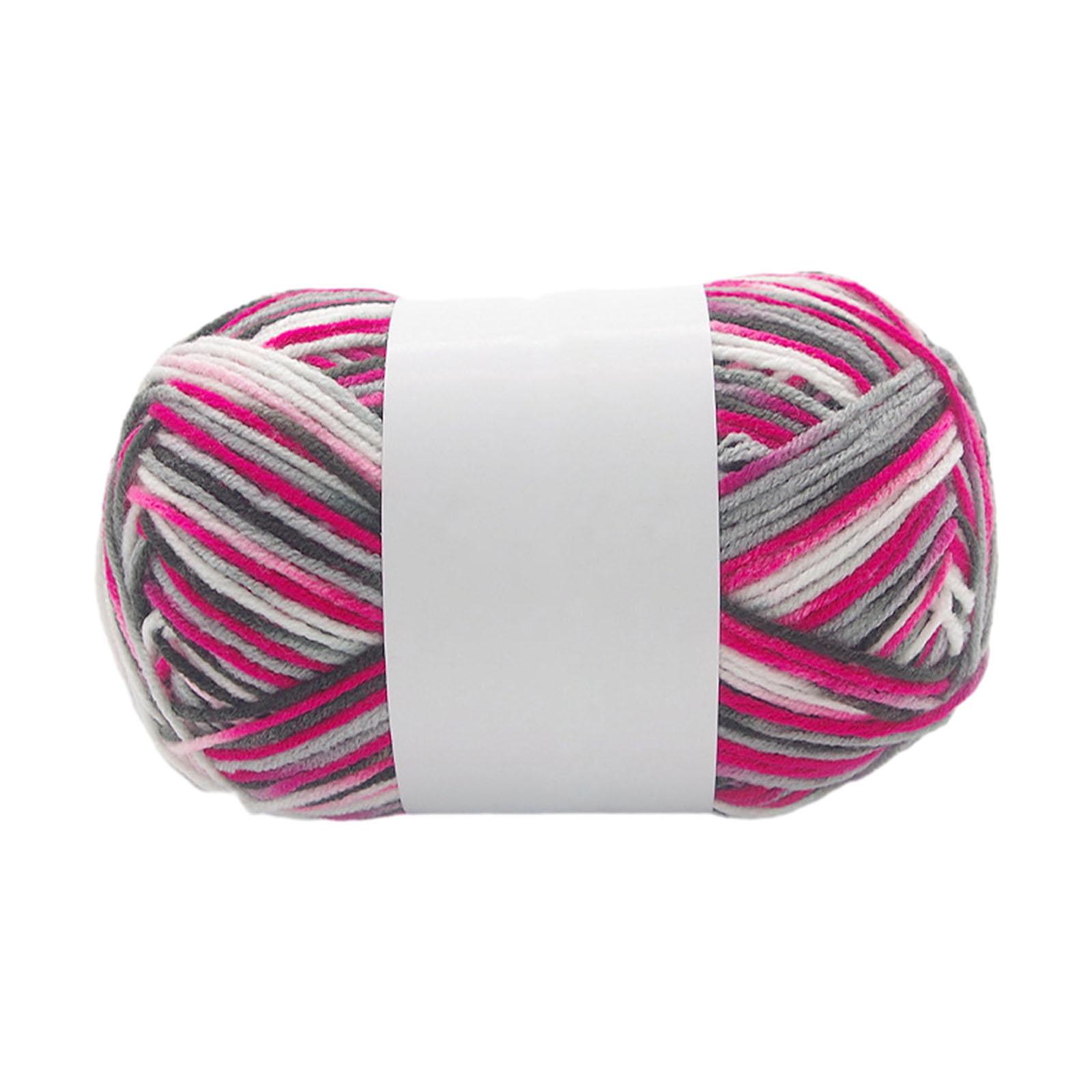 

Пряжа для вязания крючком Мягкая акриловая пряжа Хлопковая пряжа Пряжа для вязания Пряжа для ткачества для вязания шарфа свитера Вязание крючком 50г 26