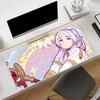 Tappetino Mouse Anime Frieren al Funerale Gomma Antiscivolo Gamer Bilanciamento Tappetino Computer Decoracion Deskmat Laptop Ufficio Grande