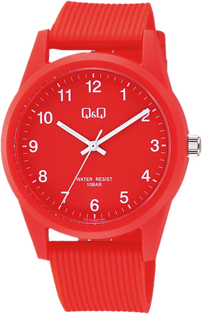 

[Citizen Q&Q] Watch Analog Waterproof Urethane Belt VS40-007 Red