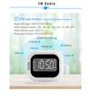 Vibrating Alarm Clock with FM Radio and Rechargeable 1800mAh Battery, for Heavy Sleepers, Elderly,