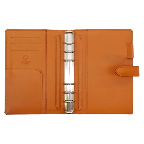 CCOMPANY LIMITED Planner, Made In Japan, A5 Size, Bible Size, Bible Slim Size, with Pen Holder, Turner 2 Second (Bible Size, Brown)