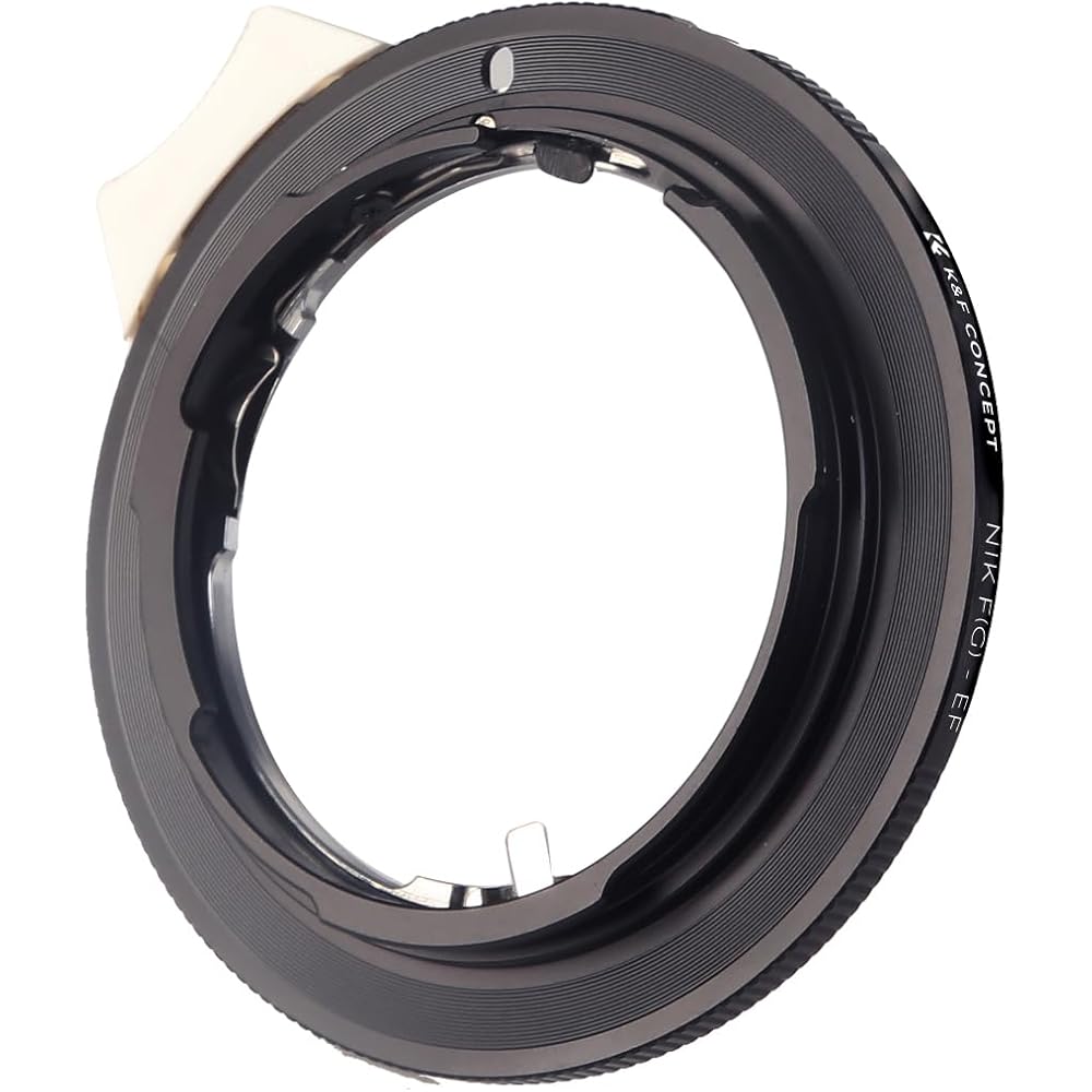 K&F CONCEPT Nikon Compatible F (G Type) Lens Adapter, Canon Compatible, EF Mount Conversion, Niko...