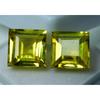 NATURAL Yellow SAPPHIRE Square Cut 16.1 Ct CERTIFIED Pair Gemstone For Gifting