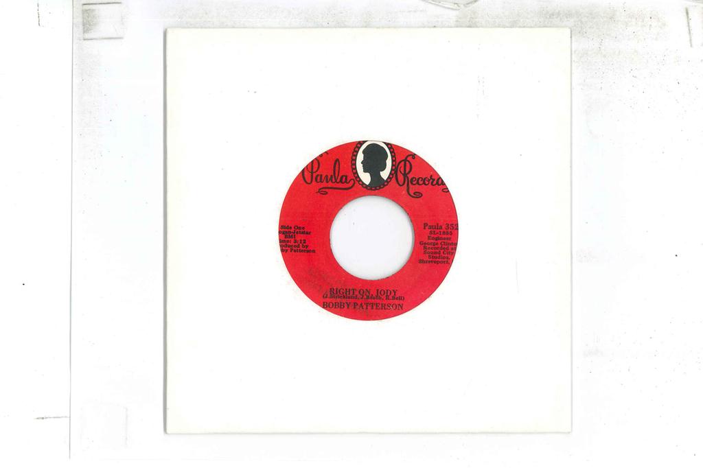 7inch Record BOBBY PATTERSON  Right On Jody  If You Took A Surv PAULA352 PAULA 1971 US SoulFunk Used