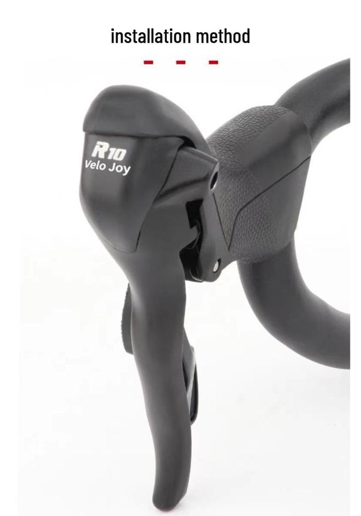 VeloJoy Levier de Vitesse et de Freinage Universel pour Vélo 7-10 Vitesses Dérailleur Intégré
