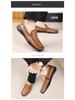 Men's Casual Leather Moccasins - 2025 Autumn, Breathable, Soft Sole, Slip-On Driving Shoes