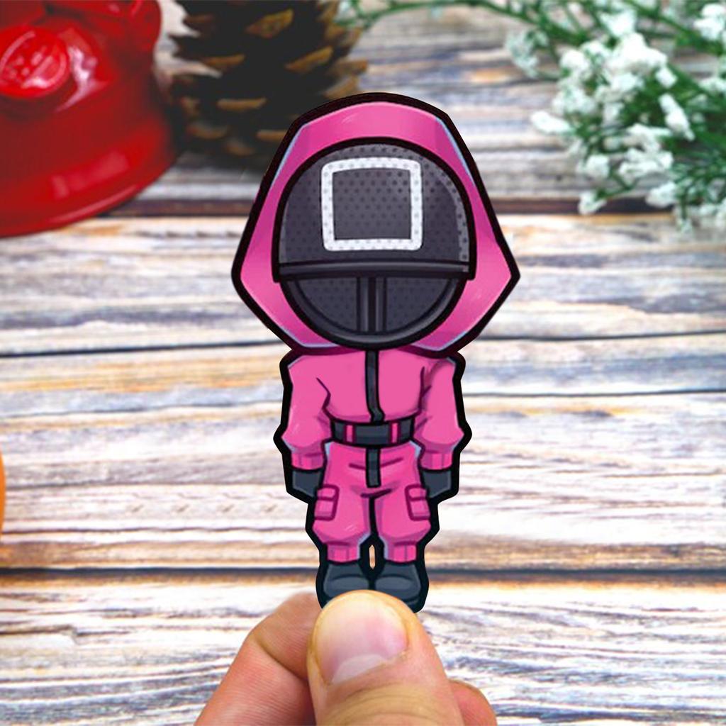 Game Masked Man Pendant Decorations,for Car Rear View Mirror, Bag, Key Chain, Christmas Tree