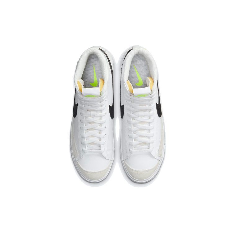 Nike Blazer Mid 77 Just Do It Men Sneakers White Black Volt DM2834-100