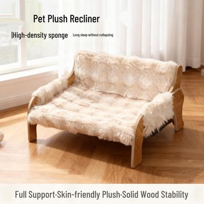 Universelles Rattan-Katzen- und Hundesofa-Bett - Kratzfest & Nicht-Haarend