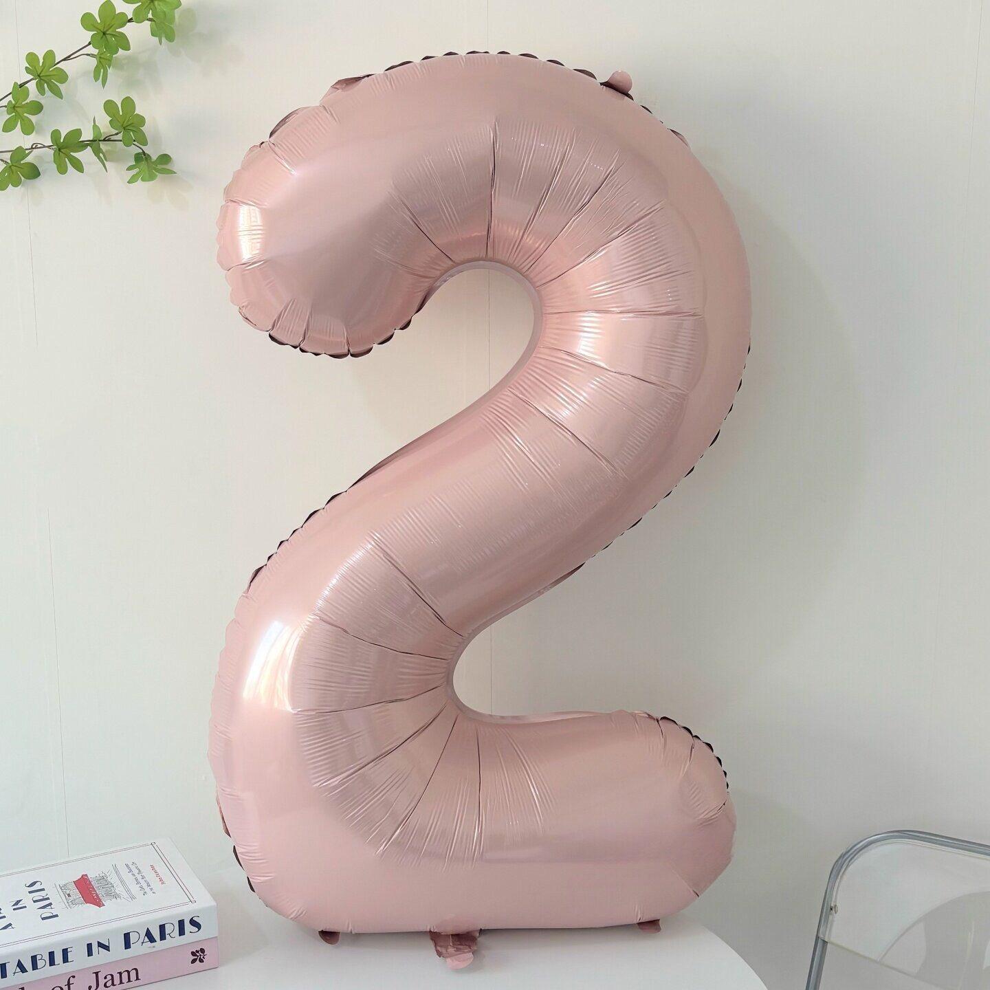 Pink Ballet Bow Balloon Decoration for Child s First Birthday Photo Prop