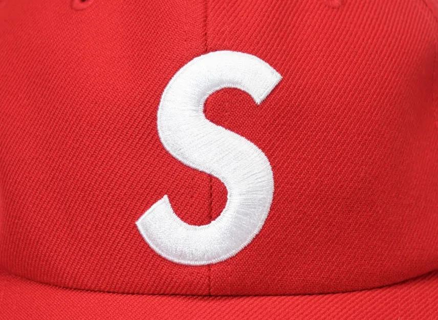 Supreme World Famous S Logo 6-Panel (26SS) "Red"
