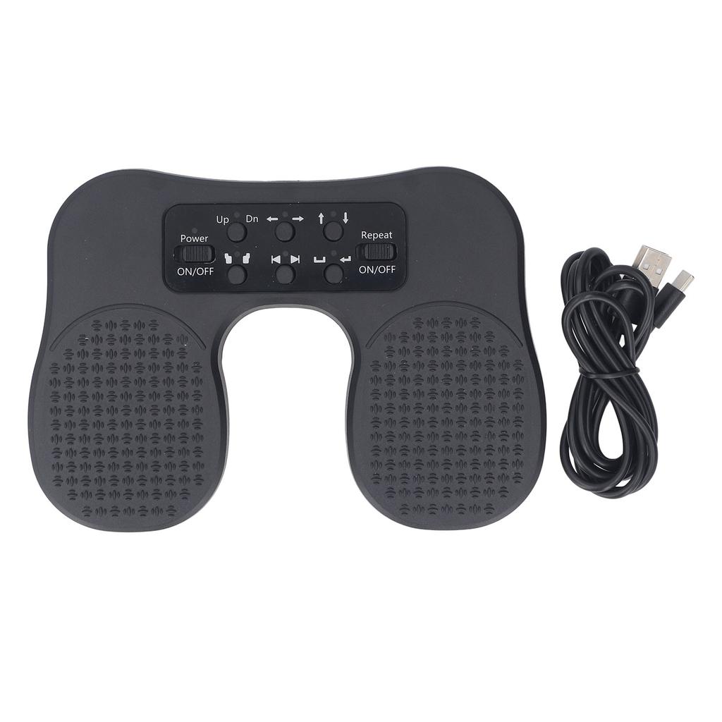 Music Page Turner Rechargeable WiFi BT USB C Wired Connection Custom Foot Pedal for Tablets Phones Piano Keyboards