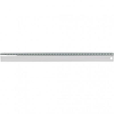 Cutting Tool - Creotime - Metal Cutting Ruler - 40 Cm - Steel - Grey