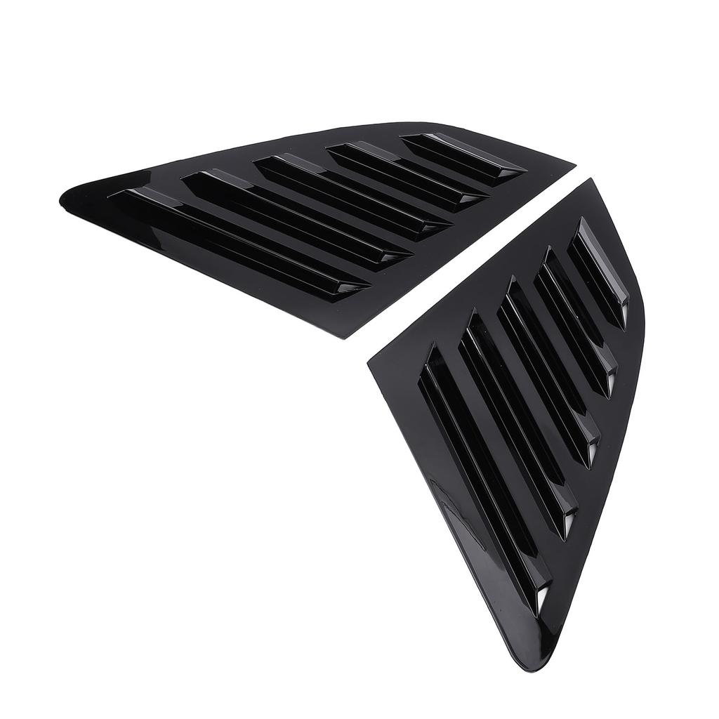 2Pcs Rear Side Window Louver Cover Left Right Rear Window   Vent Scoop Shutter Cover Blind Replacement for 8V Hatchback 2014-2020