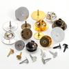 50 Jeux Broches Attaches Bouton Fermoir Papillon Support Badge à Pression Attache Broche Clou Attaches pour Bijoux DIY