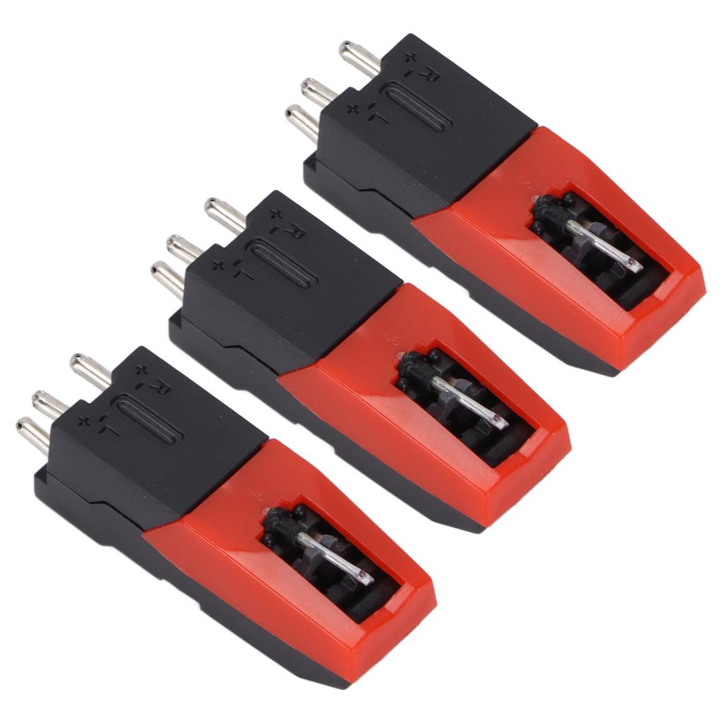 3 Pcs Record Player Needle Antique Replacement Vinyl Phonograph Stylus for Turntable LP