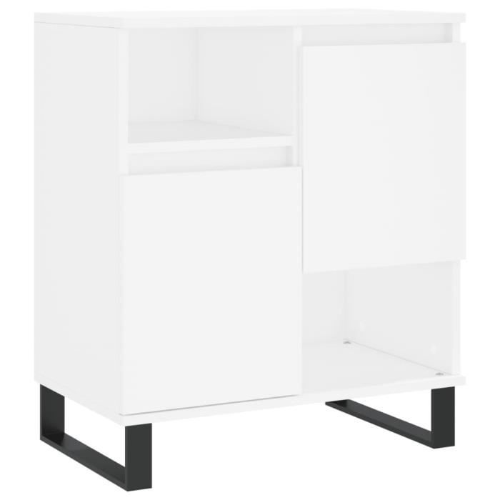 VidaXL Buffet Blanc 60x35x70 cm Bois d'ingénierie 831196